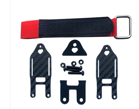 Drone Battery Strap - 2 セット/ロットバックパックプラグインアクセサリー/バンドルマウント/バッテリーストラップ付きハングバックル FPV おもちゃドローン用クアッドコプターケースバッグ