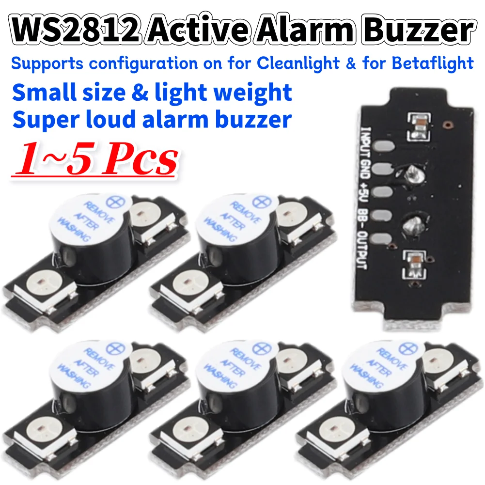Drone Battery Alarm - WS2812 アクティブアラームブザー カラフルな RGB LED ブザー