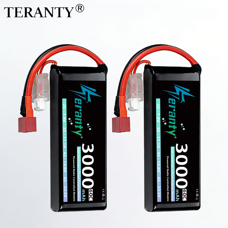 TERANTY 2S 3000mAhリポバッテリー 7.4V - Drone Battery Plate のレビューと価格