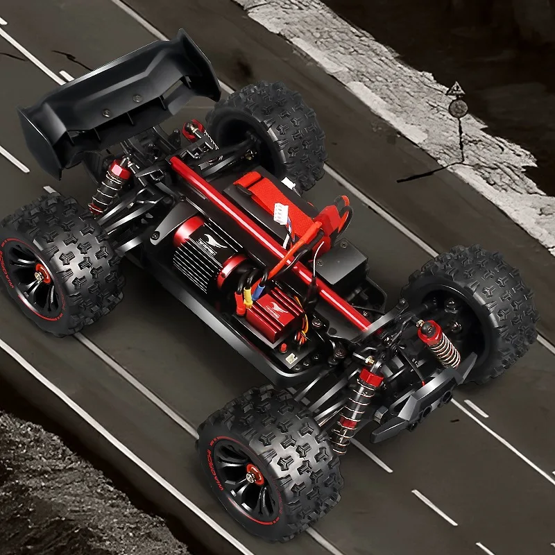 100km/h高速4WD RCカー、1:14ブラシレスモータ - Drone Battery Alarm のレビューと価格
