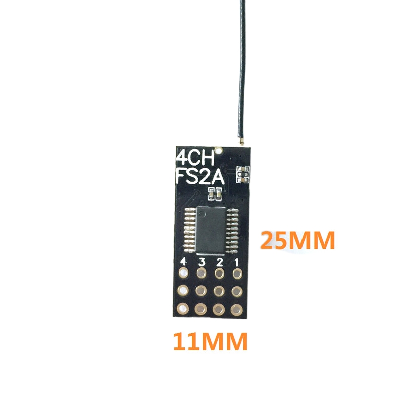 Flysky FS2A ミニレシーバー 4CH AFHDS  - Drone Battery Plate のレビューと価格