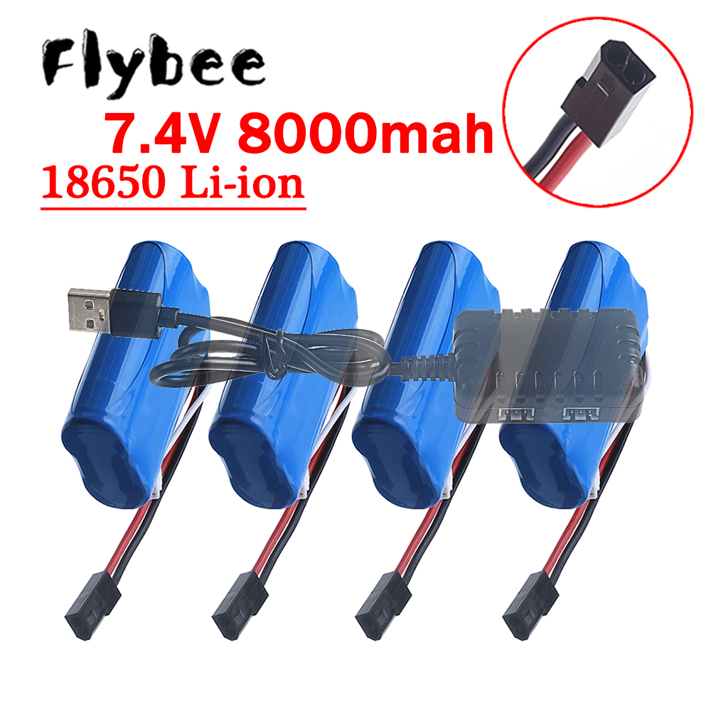 (5500 プラグ) 18650 7.4V 8000Mah  - Drone Battery Li-Ion のレビューと価格