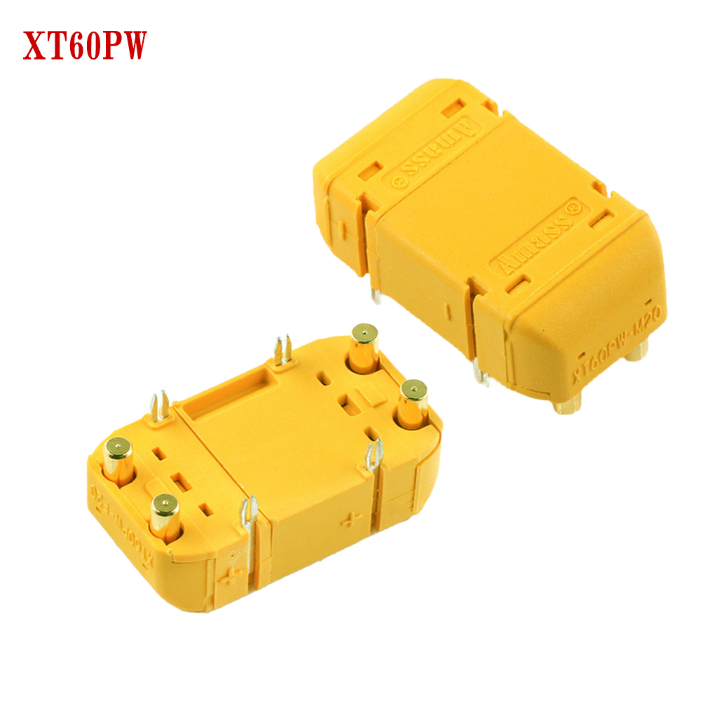 Amass XT60PW PCBマウントコネクタ 90 °  - Drone Battery Connector のレビューと価格